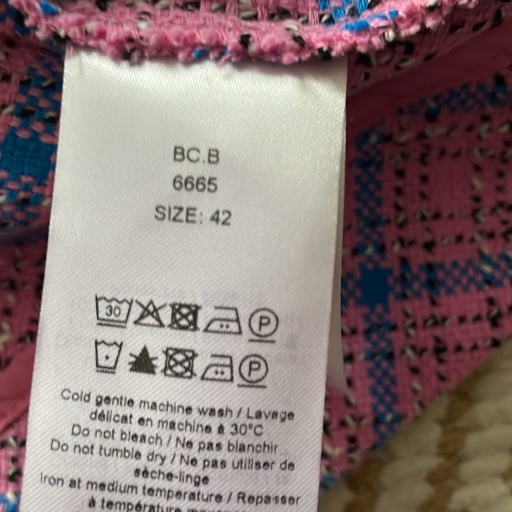 GANNI Pink Check Minidress - Picture 5 of 7